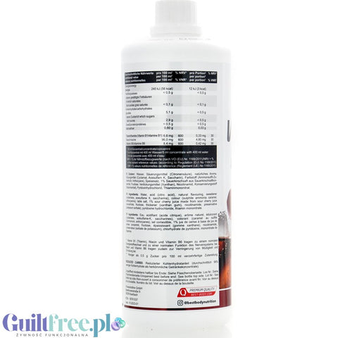 Vital Drink Cherry Cola 1L - sugar-free concentrate with vitamins