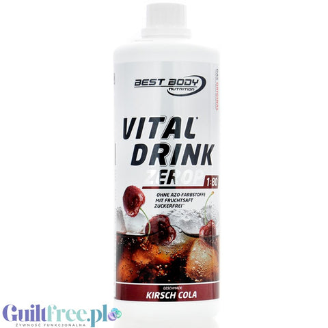 Vital Drink Cherry Cola 1L - sugar-free concentrate with vitamins