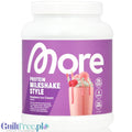 More Nutrition Protein Milkshake Raspberry Ice Cream 0,6kg - gęsty koktajl białkowy z kazeiną, smak Lody Malinowe