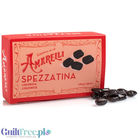 Amarelli Liquirizia Spezzatina Confetti 100g - Calabrian aniseed licorice 100% without sugar or sweeteners