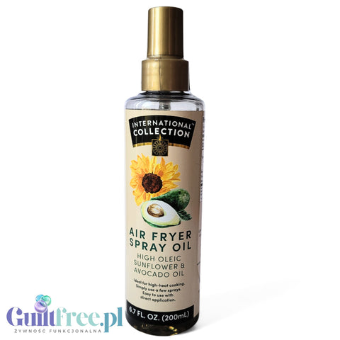 International Collection Air Fryer Spray Oil Sunflower & Avocado - spray do smażenia i pieczenia w wysokich temperaturach