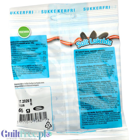 Nordthy Salt Lakrids Hard - słodko-słone twarde cukierki lukrecjowe bez dodatku cukru