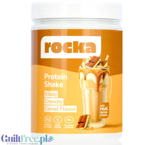 Rocka Nutrition NO WHEY Kiddy Crunchy Cereal 300g - vegan protein supplement 5 sources of protein.