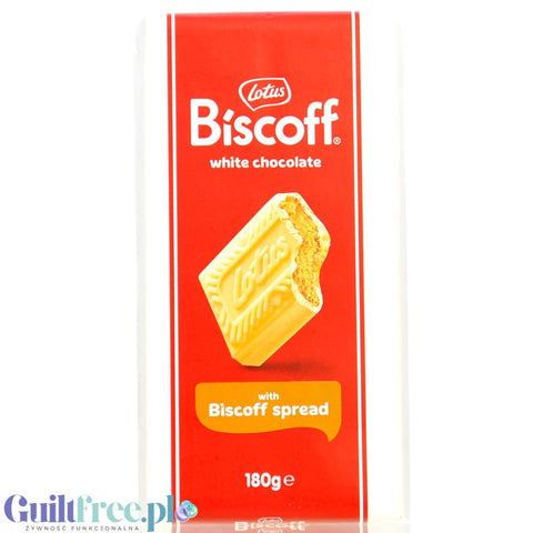 Lotus White Chocolate & Biscoff Spread (CHEAT MEAL) - biała czekolada z kremem spekulos