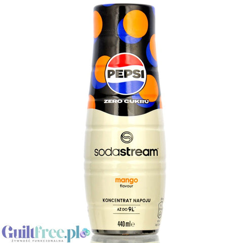 Pepsi Mango Free SodaStream No Sugar - sugar and calorie free water syrup / concentrate 440ml