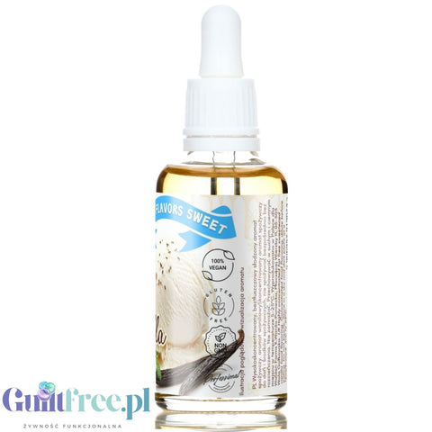 Funky Flavors Sweet Vanilla Stevia - Stevia-sweetened flavor with no sugar & no fat, Vanilla.
