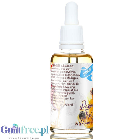 Funky Flavors Sweet Passion Fruit Panna Cotta - sweetened, liquid, sugar & fat free food flavoring