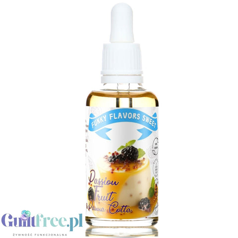 Funky Flavors Sweet Passion Fruit Panna Cotta - sweetened, liquid, sugar & fat free food flavoring