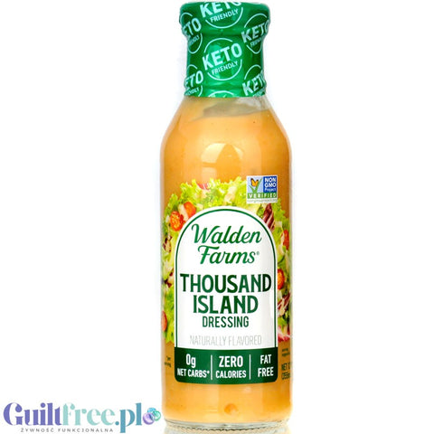 Walden Farms Thousand Islands Dressing - 1000 Islands Sauce without the fat and calories, new US version