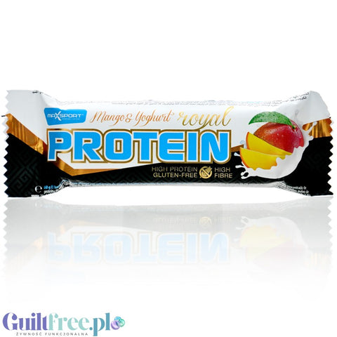 MaxSport Royal Protein Bar Mango & Yoghurt - baton proteinowy 29% białka z mango w jogurtowej polewie