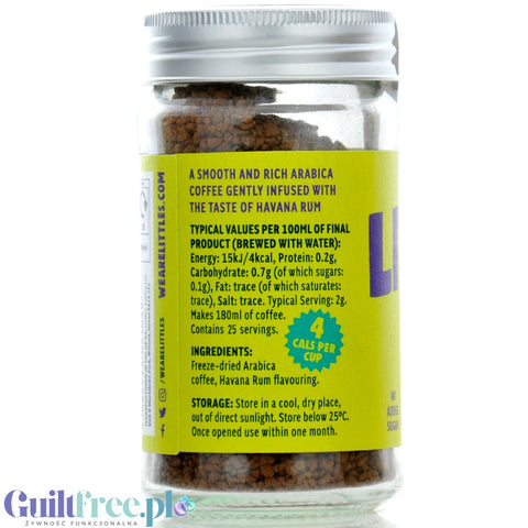 Little's Havana Rum - freeze-dried, flavored instant coffee 4kcal without sugar or sweeteners