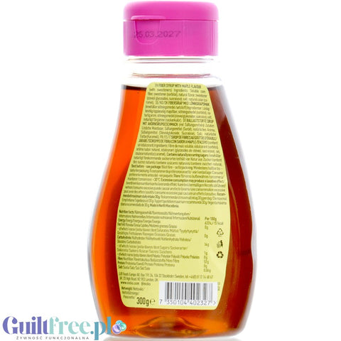 N!CK'S Nicks Maple Fiber Sirup - vegan sugar-free fiber syrup with stevia in maple flavor