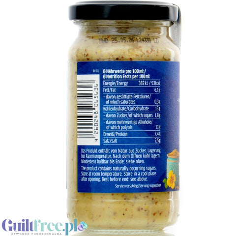 Xucker Senf Mittelscharf - medium spicy sugar-free mustard with erythrol