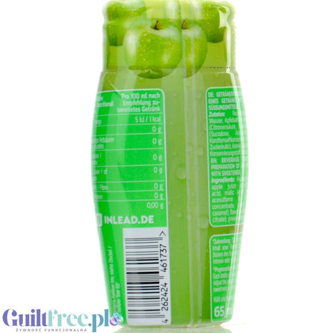 Inlead Squeeze Syrup American Apple - skoncentrowany syrop do wody bez cukru i kalorii na 8L (Zielone Jabłuszko Granny Smith)
