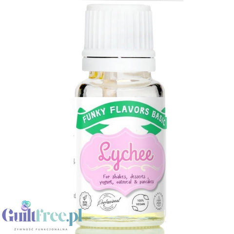 Funky Flavors Basic Lychee 10ml - Liczi - kropelki aromatyzujące bez cukru, tłuszczu i słodzików