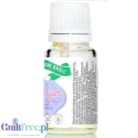 Funky Flavors Basic Bubble Gum 10ml - kropelki aromatyzujące bez kalorii, cukru i słodzików