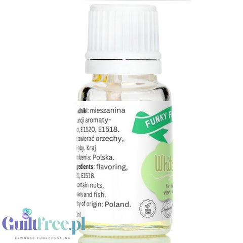 Funky Flavors Basic White Grape 10ml - White Grape - flavoring drops without sugar or sweeteners.