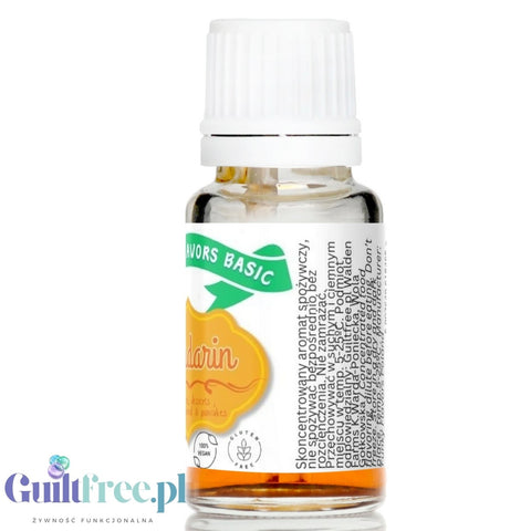 Funky Flavors Basic Mandarin 10ml - mandarynkowe kropelki aromatyzujące bez cukru, tłuszczu i słodzików