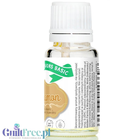 Funky Flavors Basic Cinnamon 10ml - cynamonowe kropelki aromatyczne bez cukru, tłuszczu i kalorii