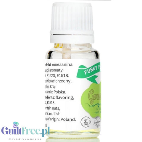 Funky Flavors Basic Gooseberry 10ml - agrestowe kropelki aromatyzujące bez cukru, słodzików i kalorii