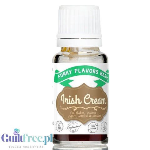 Funky Flavors Basic Irish Cream 10ml - kropelki aromatyzujące bez cukru, słodzików i kalorii
