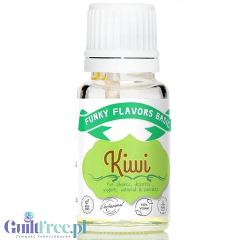 Funky Flavors Basic Kiwi 10ml - kropelki aromatyzujące bez cukru, słodzików i kalorii