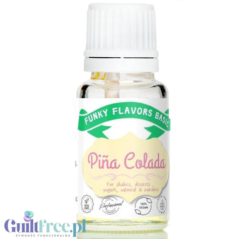 Funky Flavors Basic Piña Colada 10ml - flavoring drops without sugar, sweeteners or calories