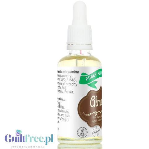 Funky Flavors Basic Almond 30ml - Almond - flavor drops without sugar, sweeteners or calories