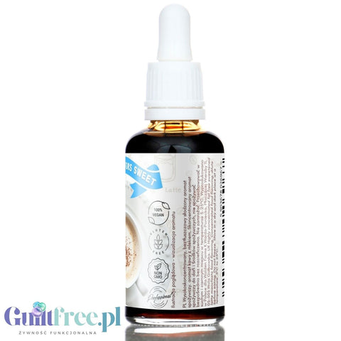 Funky Flavors Sweet Café  Flat  White concentrated, caffeine free & calorie free food flavor drops