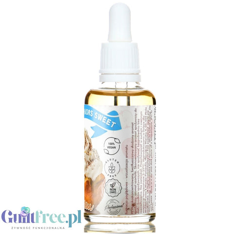 Funky Flavors Sweet Apples & Cream - słodkie kropelki o smaku pieczonych jabłek ze śmietaną bez cukru i tłuszczu