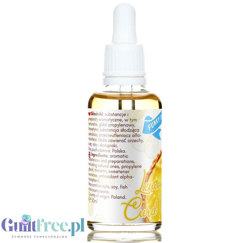 Funky Flavors Sweet Lemon Curd Tart - sweetened, liquid, sugar & fat free food flavoring