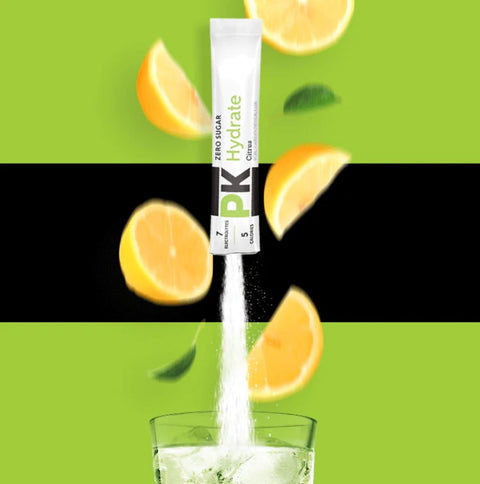 Pure Kick Hydration Citrus - saszetki bez cukru, napój instant z kofeiną, witaminami i elektrolitami