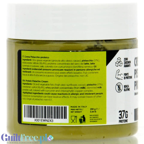 EATalian Crema al Pistacchio Proteico - protein pistachio cream without added sugar with xylitol