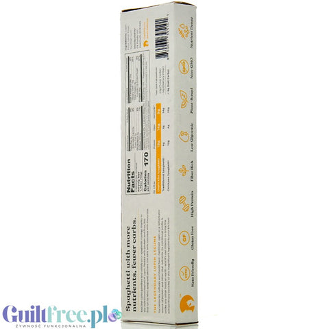 Chef's Kiss Lupin Pasta Spaghetti - łubinowy błonnikowy makaron niskowęglowodanowy 48% mniej kalorii, niskie IG