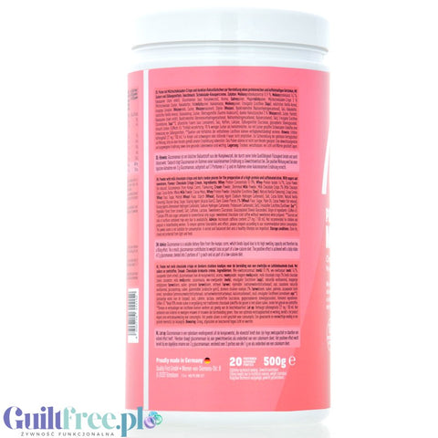 More Nutrition Protein Milkyccino Chocolate Crispy Cream - coffee protein supplement with casein and cookie pieces