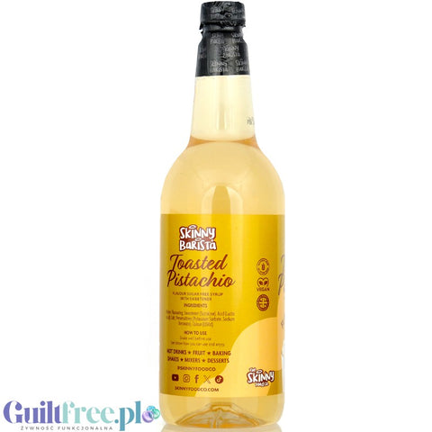 Skinny Food Barista Coffee Syrup Toasted Pistachio 1L