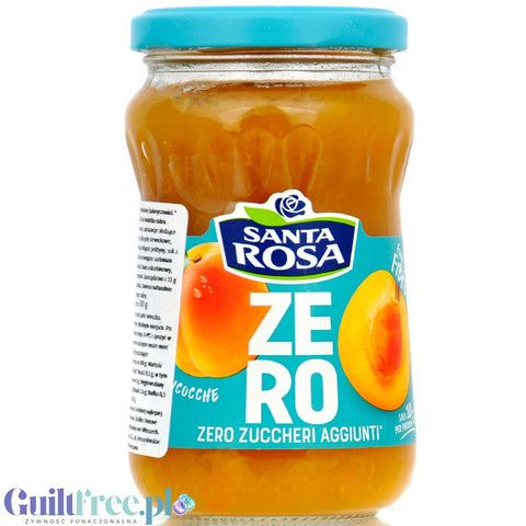 Santa Rosa Zero Albicocche - niskokaloryczny dżem morelowy bez dodatku cukru tylko 48kcal