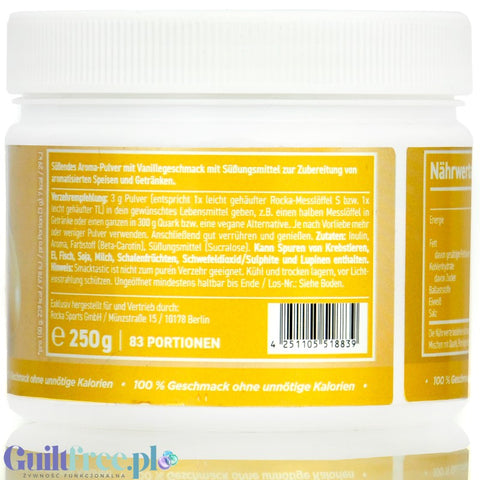 Rocka Nutrition Smacktastic Vanilla Cream 270g