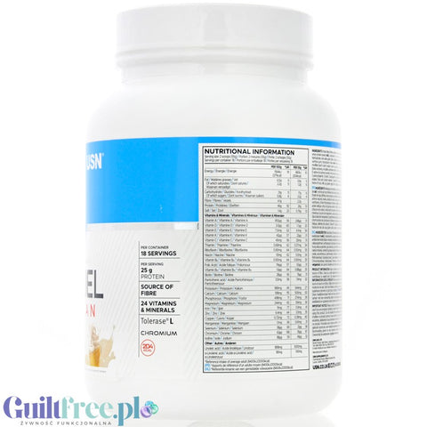 USN DietFuel Protein Meal Replacement Shake, Vanilla Cream 1kg