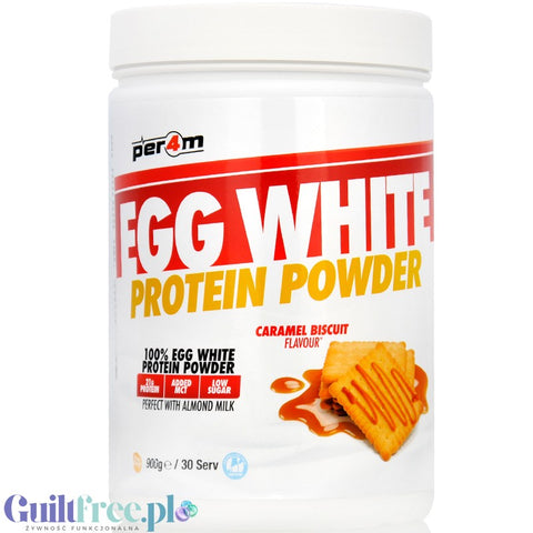 Per4m Egg White Protein Caramel Biscuit - egg white albumin protein supplement, Spekulos Cake flavor