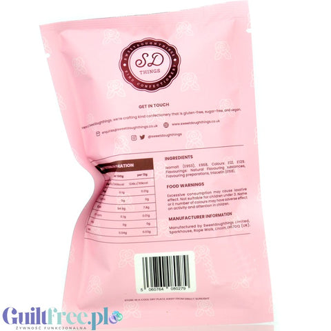 SweetDoughThings Candy Floss Rose - wegańska wata (BEZ)cukrowa o smaku różanym 30kcal