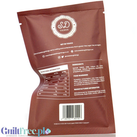 SweetDoughThings Candy Floss Chocolate - vegan (WITHOUT) chocolate flavored cotton candy 30kcal