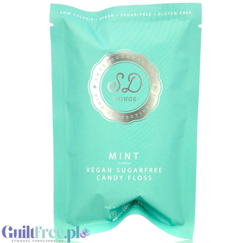 SweetDoughThings Candy Floss Mint - vegan sweet mint flavored (WITHOUT) cotton candy 30kcal