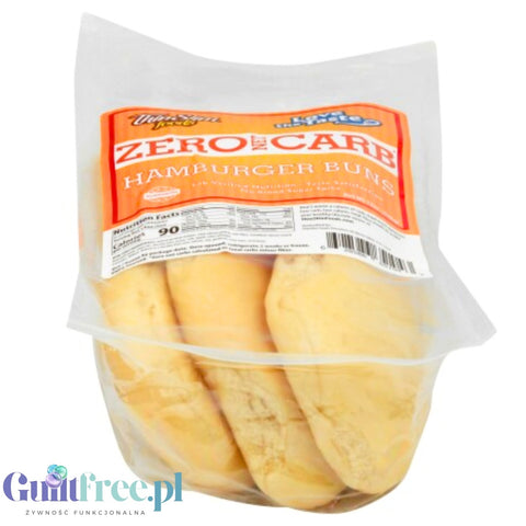 ThinSlim Zero Carb Hamburger Buns - 90kcal carbohydrate-free protein buns