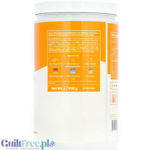 Rocka Nutrition Protein Shake Mandarin Cheesecake 0.9kg - vegan protein supplement 4 protein sources
