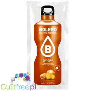 Bolero Instant Fruit Flavored Drink with sweeteners, Ginger