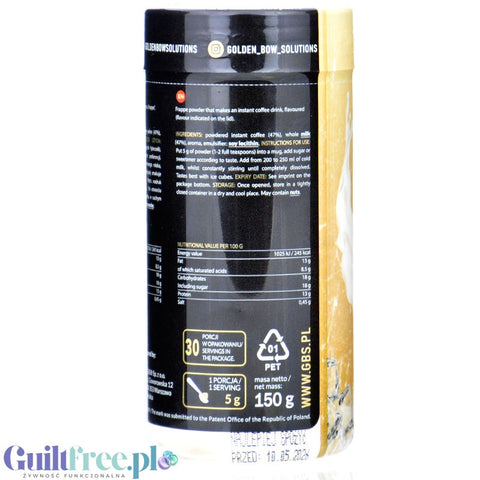 GBS Angelo Frappe, Dubai Chocolate Ice Cream flavor - instant coffee with milk and flavoring, 13kcal