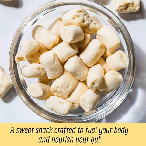 Know Brainer Max Honey Mallow Very Vanilla Mini Marshmallows - miodowe mini pianki proteinowe z koleganem i MCT