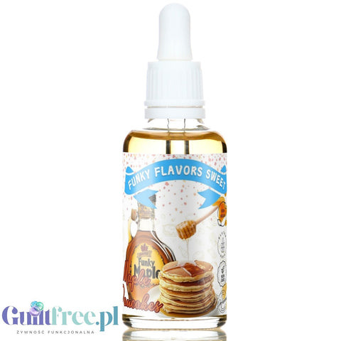 Funky Flavors Sweet Maple Pancake - sweet drops without sugar and calories with Maple Syrup flavor.
