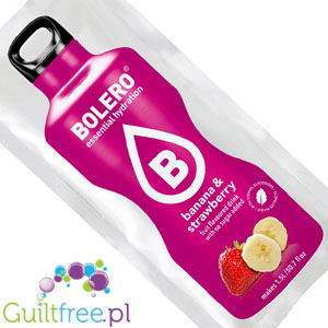 Bolero Instant Fruit Flavored Drink with sweeteners, Banana & Strawberry